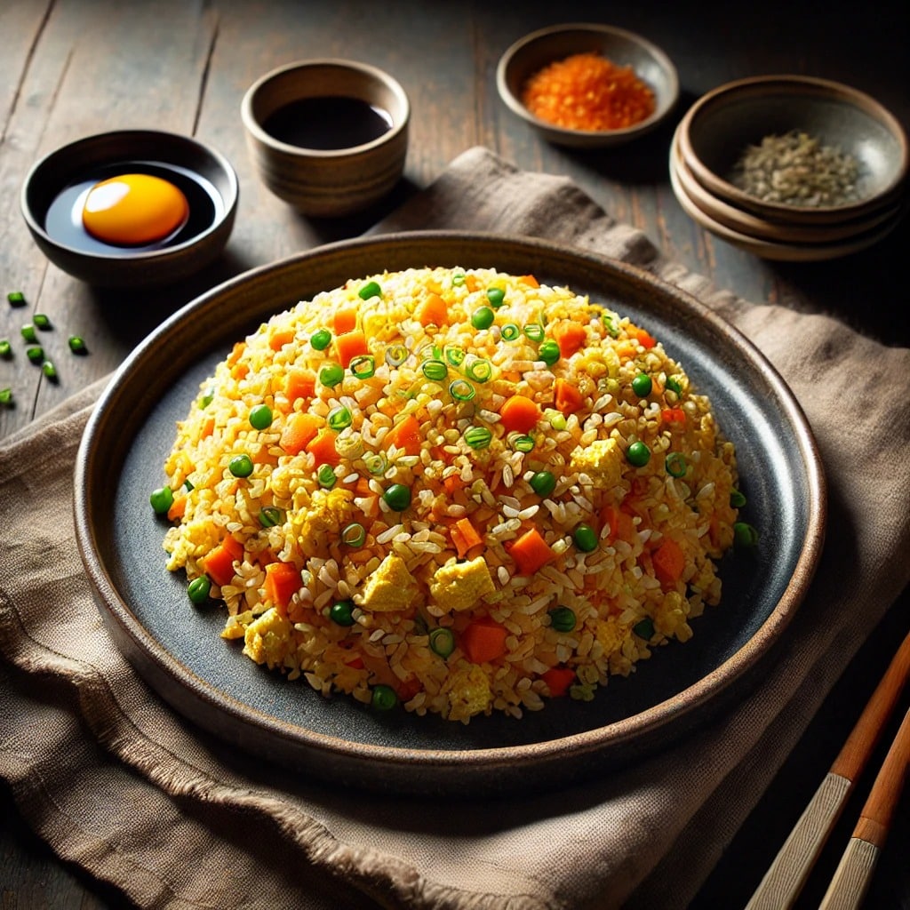 anjappar egg fried rice recipe ingredients