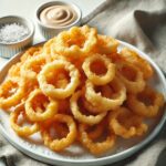 Onion ring chips recipe, 2 ingredient onion ring chips, Crispy onion ring chips