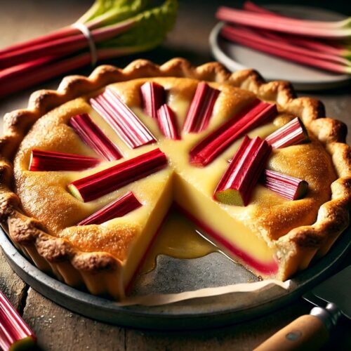 Rhubarb Custard Pie Recipe