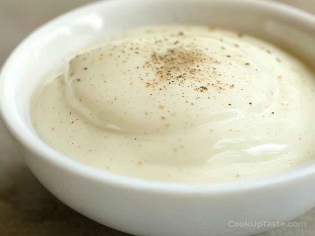 Easy Cream Sauce Base ingredients