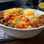 Healthy Waffle House-Inspired Hashbrown Bowl